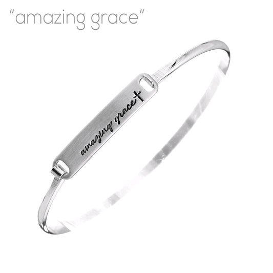 Amazing Grace Bracelet - silver