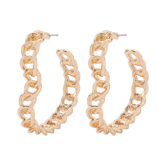 Heart Linx Earrings - gold